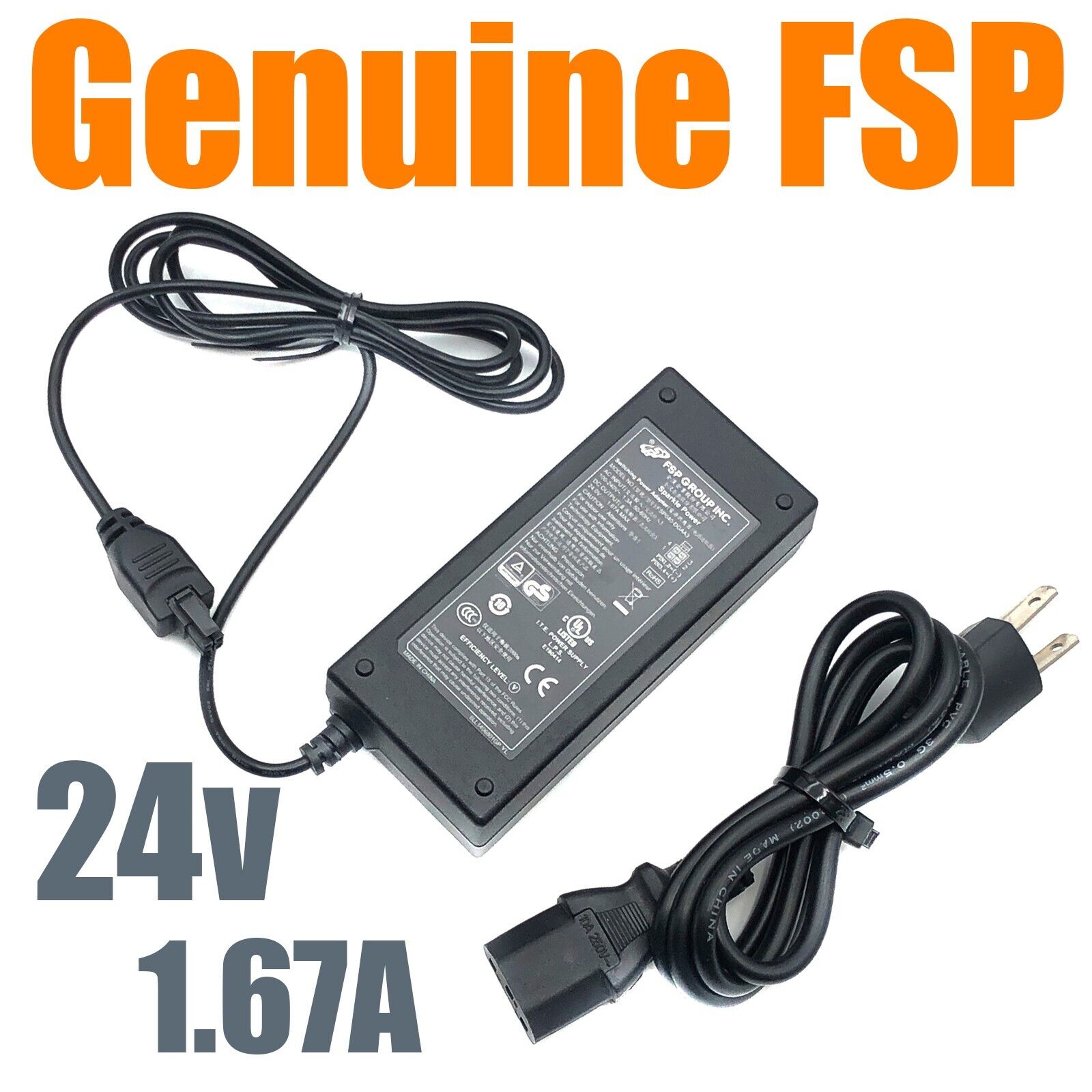 *Brand NEW*Genuine FSP 24V 1.67A AC Adapter FSP040-DGAA3 4-Pin Power Supply
